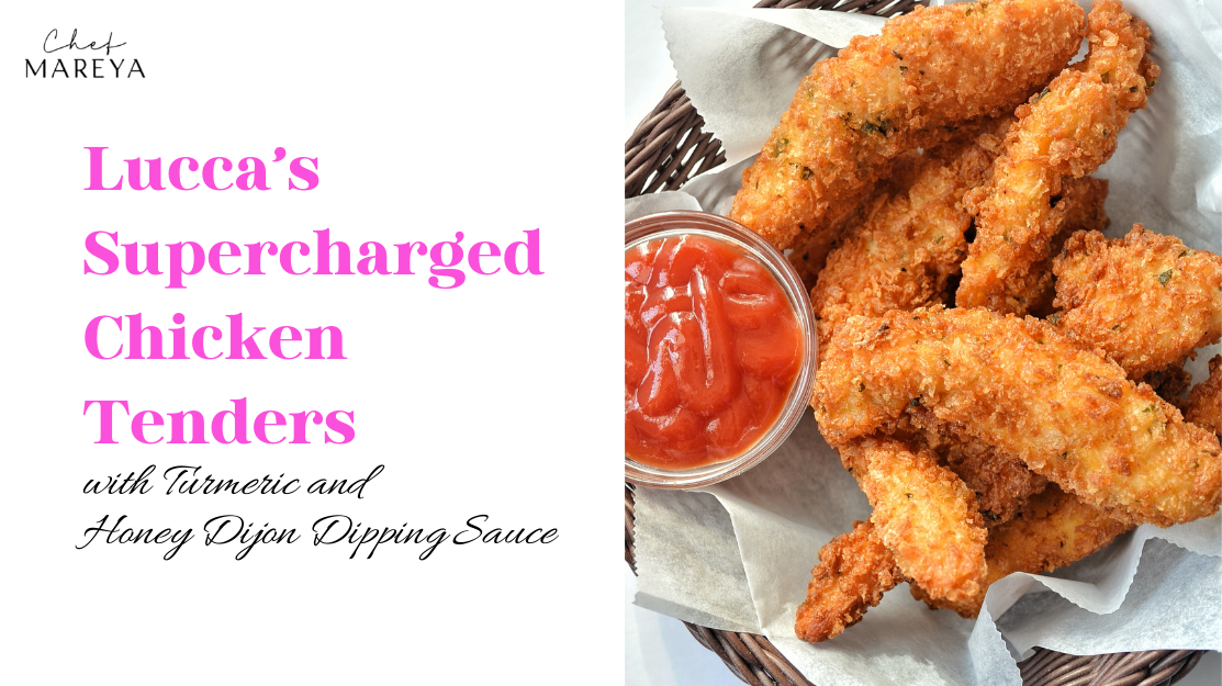 Supercharge Your Mealtime with Lucca’s Crispy Chicken Tenders and Turmeric Honey Dijon Dip