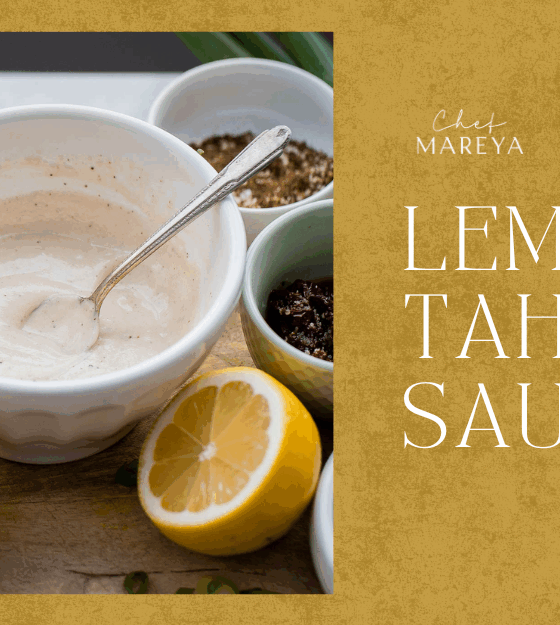 Zesty Delight: Lemony Tahini Sauce
